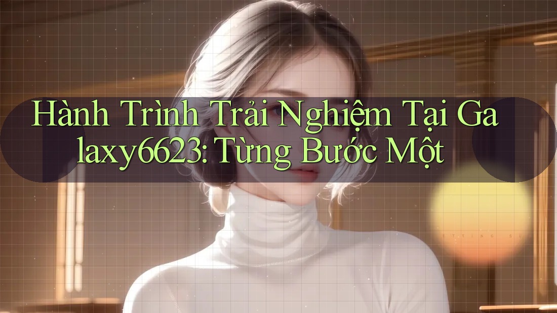 Hành Trình Trải Nghiệm Tại Galaxy6623: Từng Bước Một