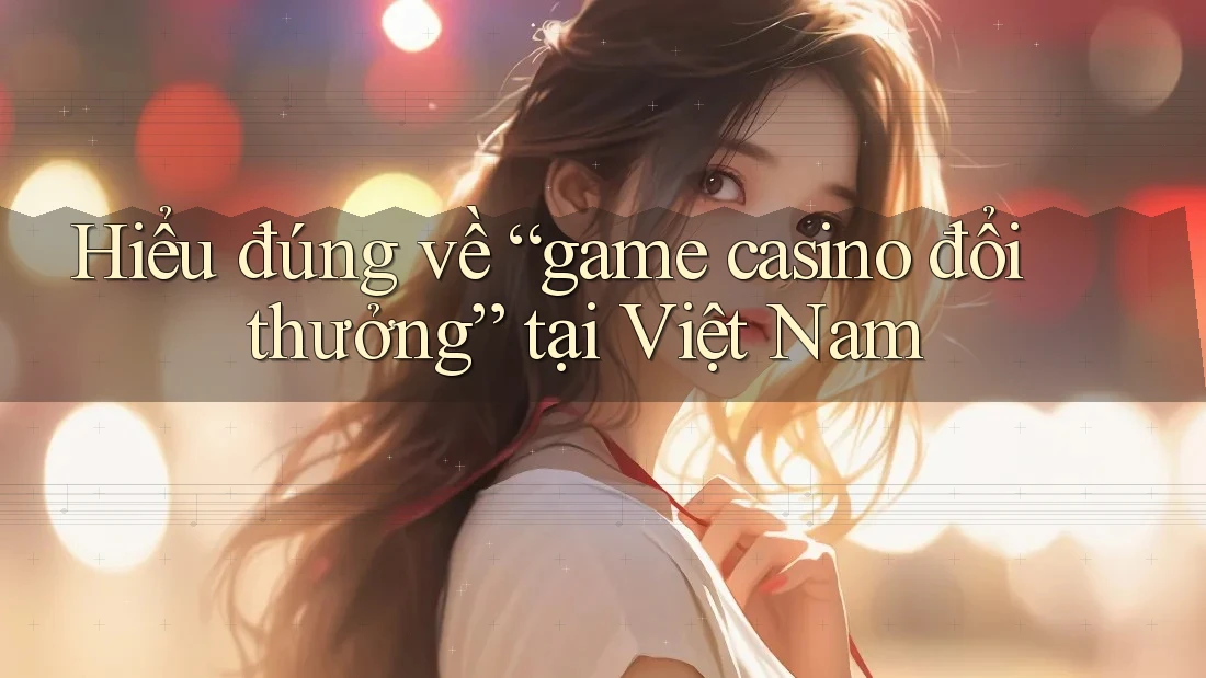 Hiểu đúng về “game casino đổi thưởng” tại Việt Nam