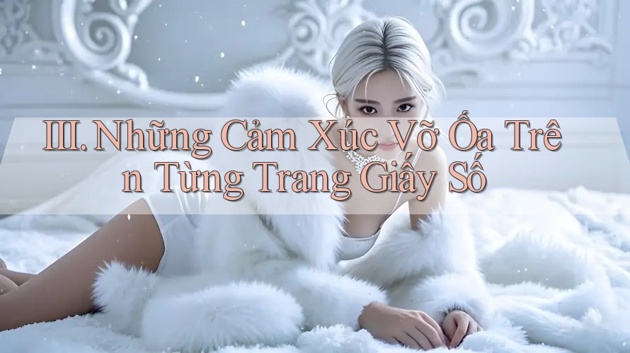 III. Những Cảm Xúc Vỡ Ốa Trên Từng Trang Giấy Số III. Những Cảm Xúc Vỡ Ốa Trên Từng Trang Giấy Số