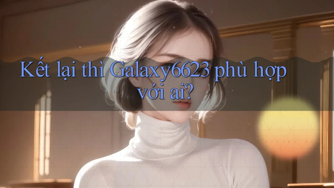 Kết lại thì Galaxy6623 phù hợp với ai?