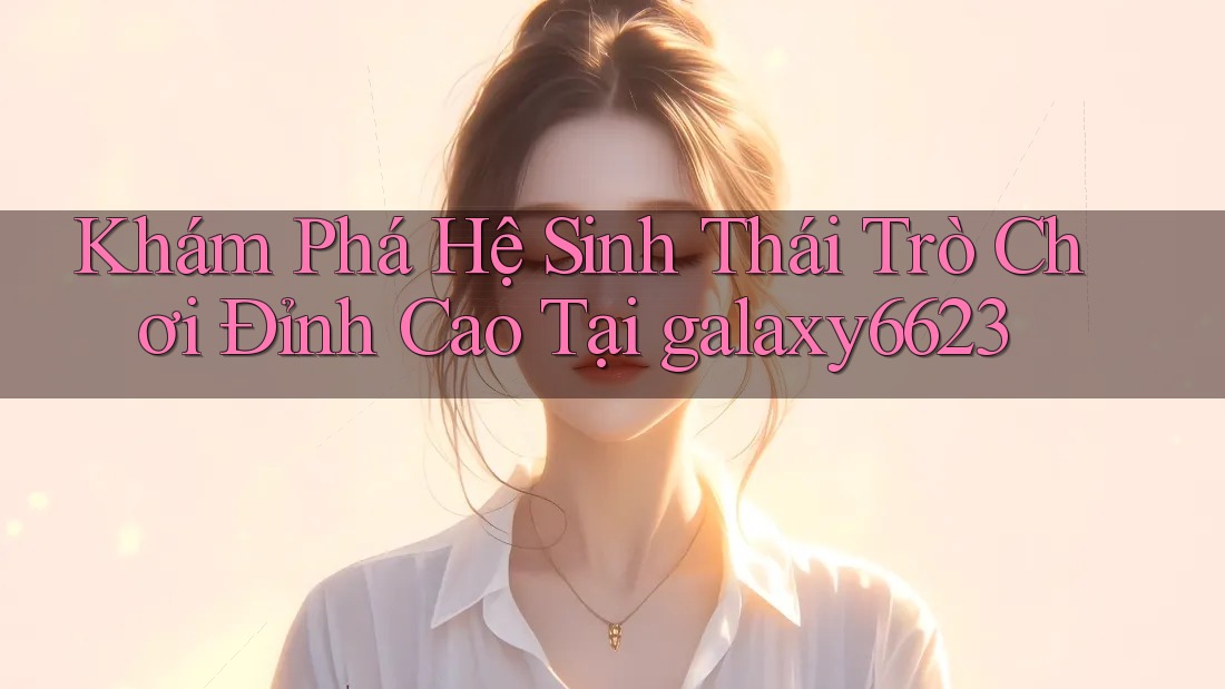 Khám Phá Hệ Sinh Thái Trò Chơi Đỉnh Cao Tại galaxy6623