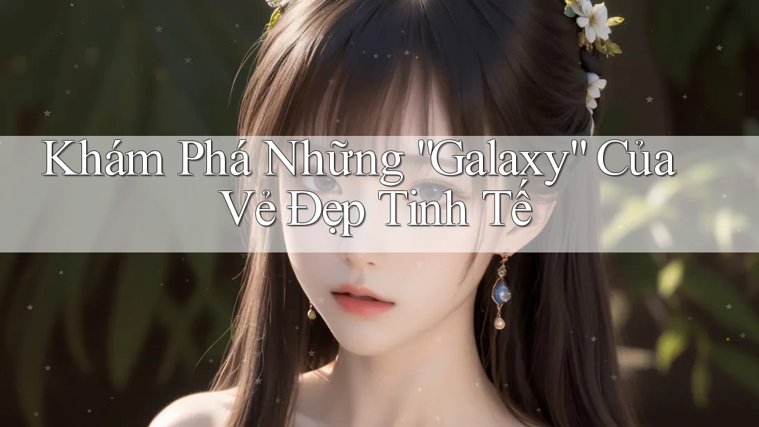 Khám Phá Những “Galaxy” Của Vẻ Đẹp Tinh Tế