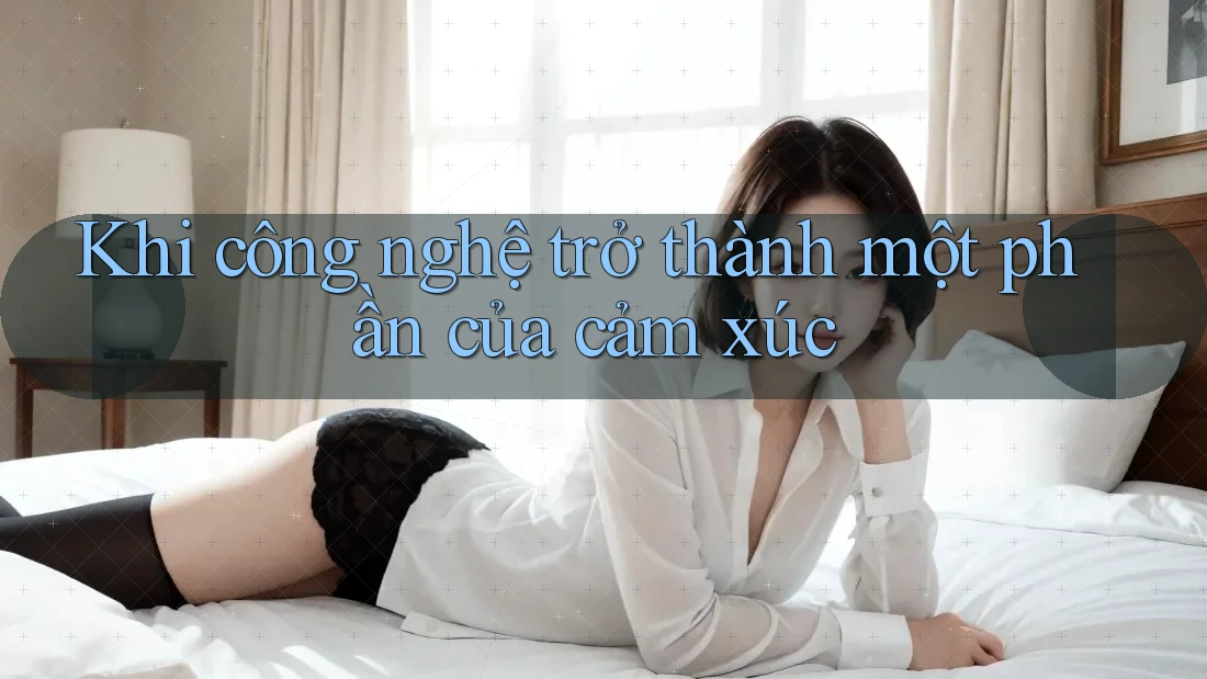 Khi công nghệ trở thành một phần của cảm xúc Khi công nghệ trở thành một phần của cảm xúc