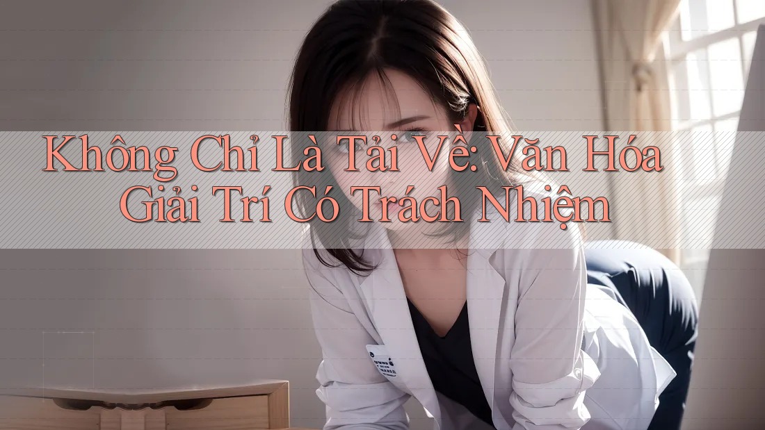 Không Chỉ Là Tải Về: Văn Hóa Giải Trí Có Trách Nhiệm Không Chỉ Là Tải Về: Văn Hóa Giải Trí Có Trách Nhiệm