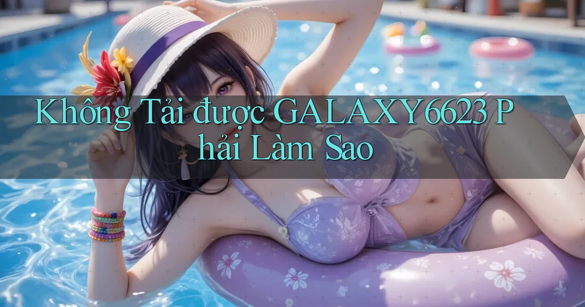 không tải được galaxy6623 phải làm sao