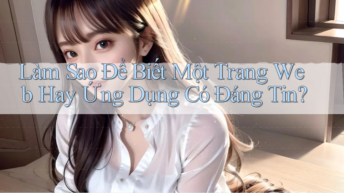 Làm Sao Để Biết Một Trang Web Hay Ứng Dụng Có Đáng Tin? Làm Sao Để Biết Một Trang Web Hay Ứng Dụng Có Đáng Tin?