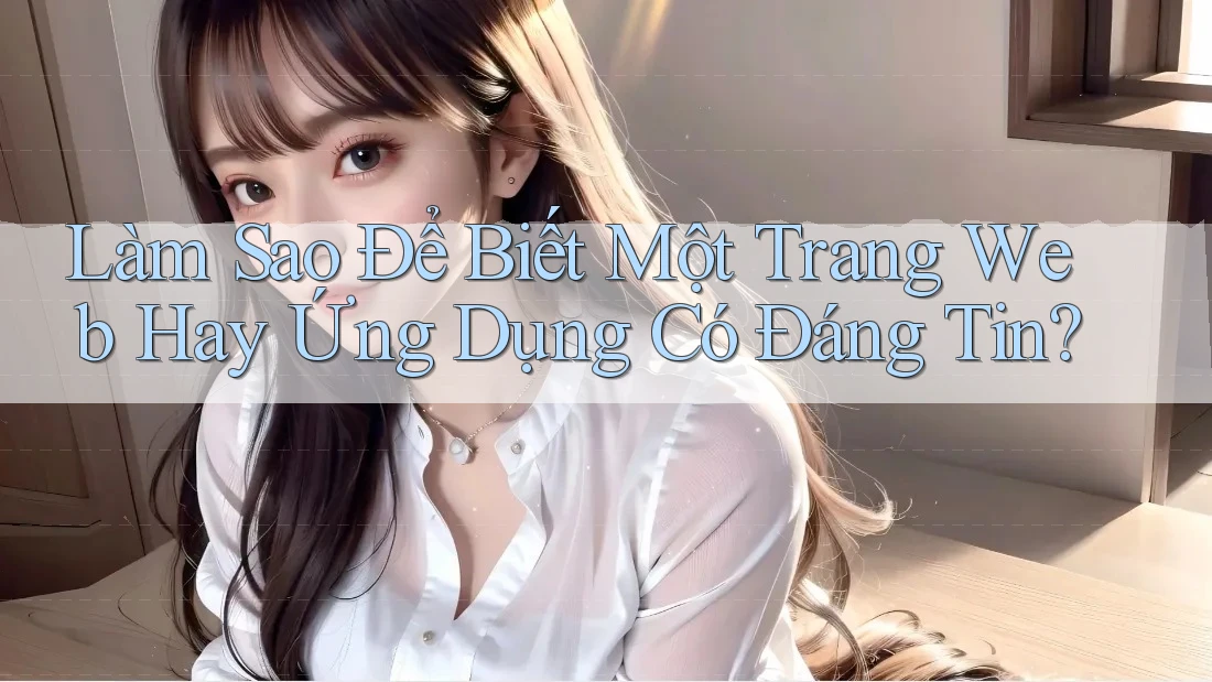 Làm Sao Để Biết Một Trang Web Hay Ứng Dụng Có Đáng Tin?