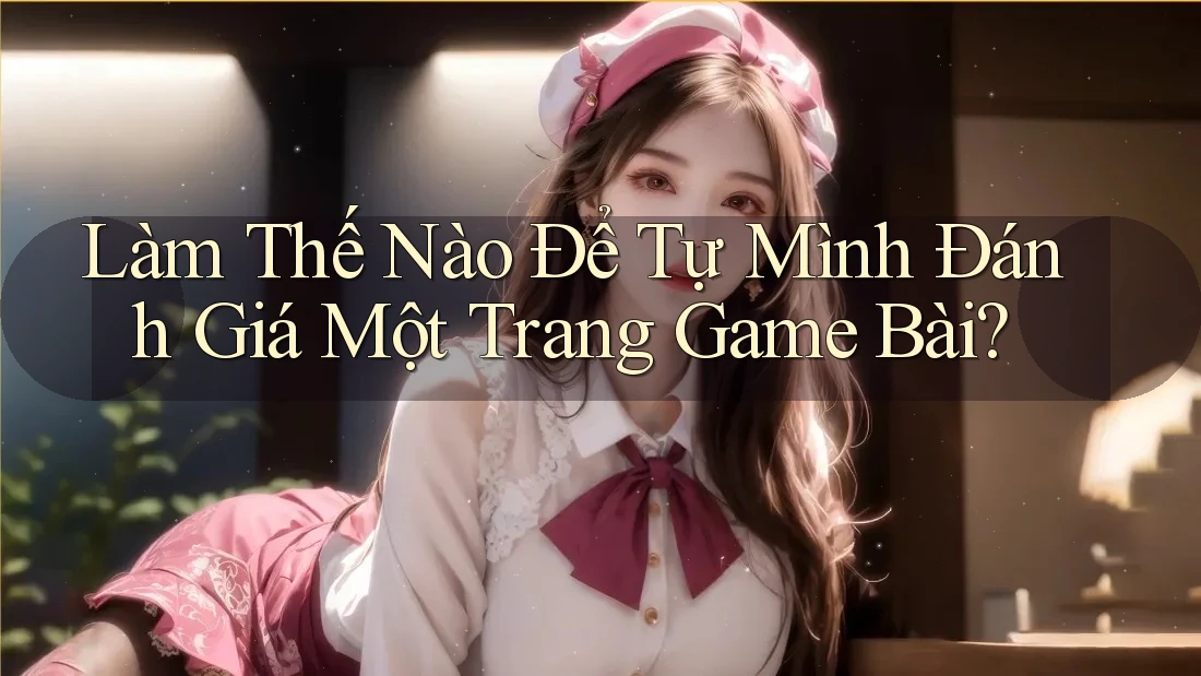 Làm Thế Nào Để Tự Mình Đánh Giá Một Trang Game Bài?