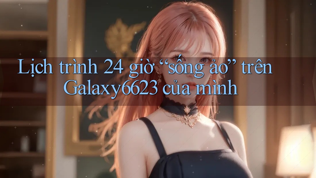 Lịch trình 24 giờ “sống ảo” trên Galaxy6623 của mình