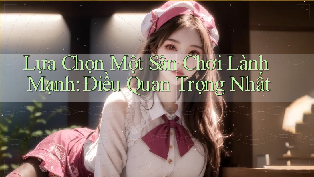 Lựa chọn một sân chơi lành mạnh: Điều quan trọng nhất Lựa chọn một sân chơi lành mạnh: Điều quan trọng nhất