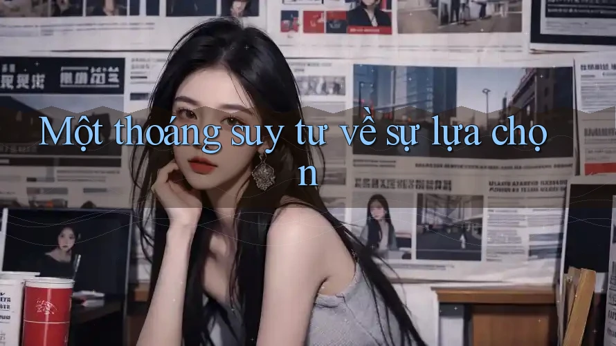 Một thoáng suy tư về sự lựa chọn
