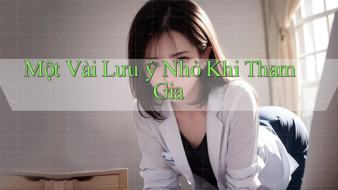 Một vài lưu ý nhỏ khi tham gia