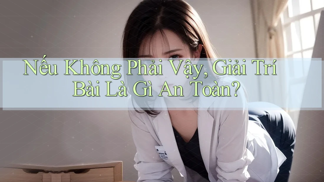 Nếu Không Phải Vậy, Giải Trí Bài Là Gì An Toàn?