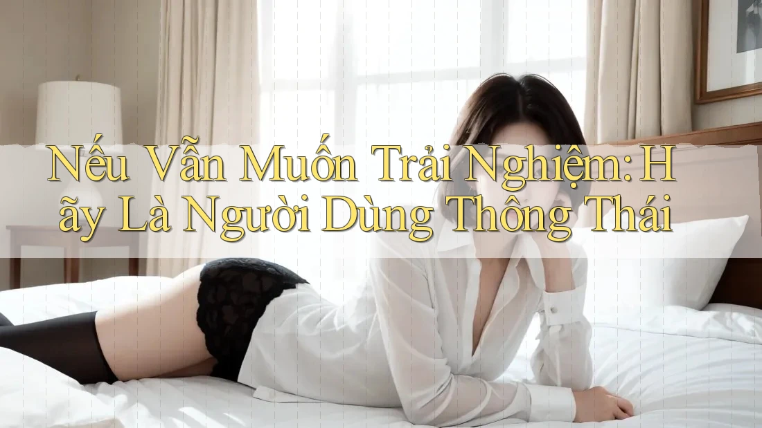 Nếu Vẫn Muốn Trải Nghiệm: Hãy Là Người Dùng Thông Thái