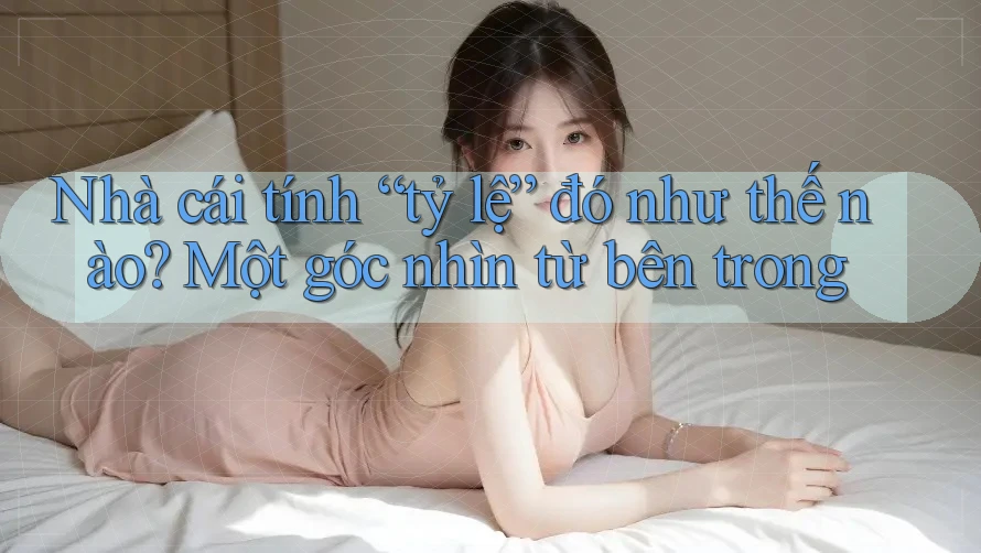 Nhà cái tính “tỷ lệ” đó như thế nào? Một góc nhìn từ bên trong