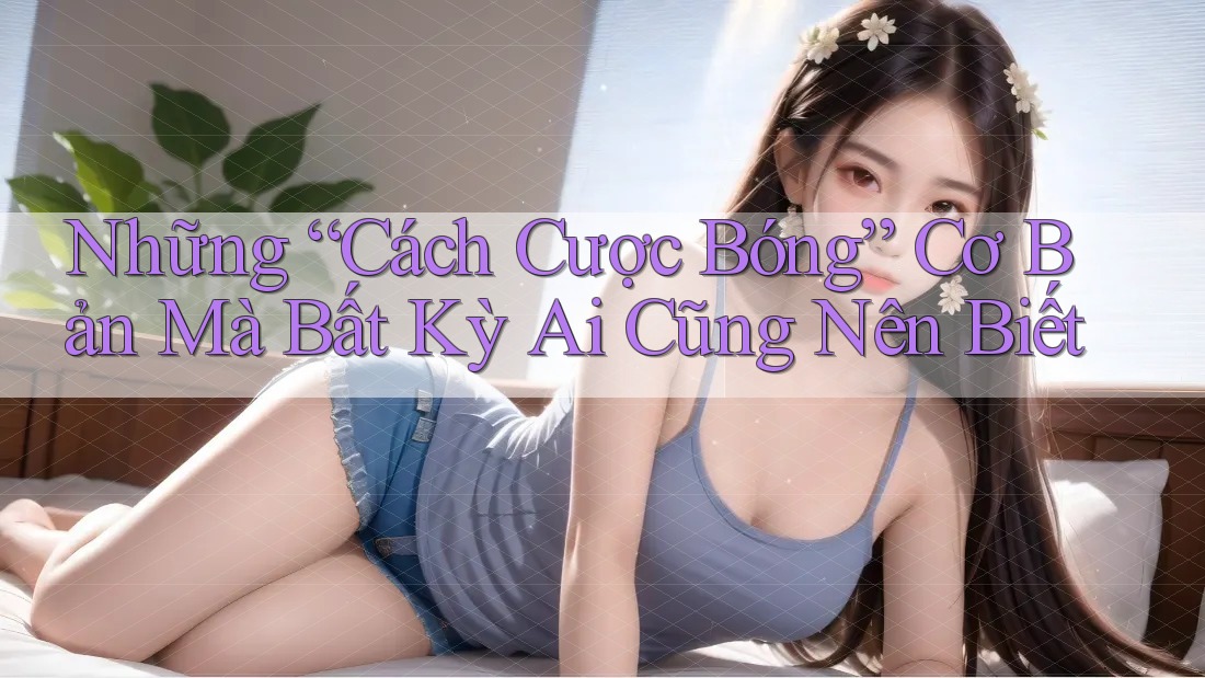 Những “Cách Cược Bóng” Cơ Bản Mà Bất Kỳ Ai Cũng Nên Biết