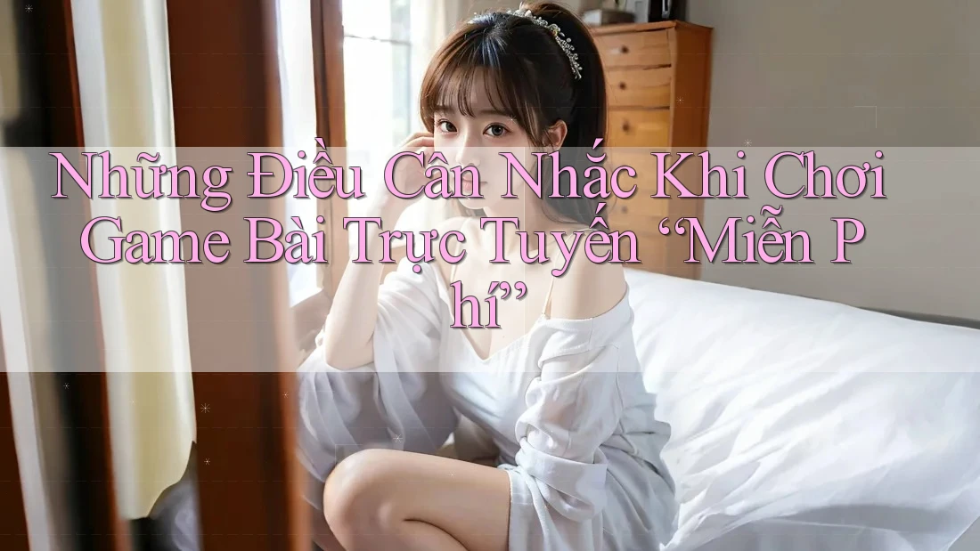Những Điều Cân Nhắc Khi Chơi Game Bài Trực Tuyến “Miễn Phí”