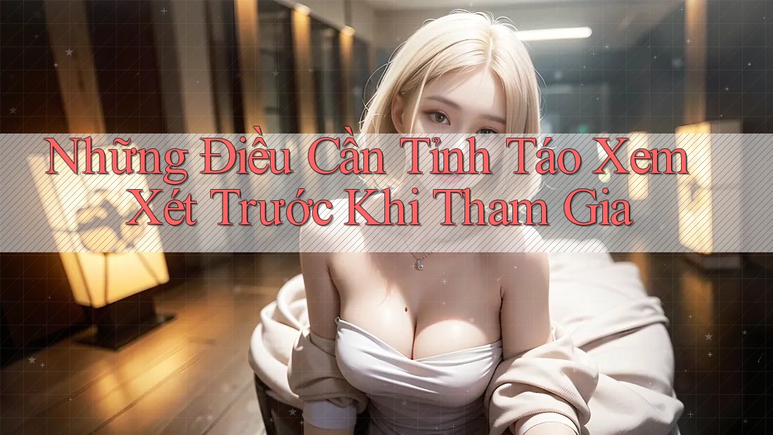 Những Điều Cần Tỉnh Táo Xem Xét Trước Khi Tham Gia Những Điều Cần Tỉnh Táo Xem Xét Trước Khi Tham Gia
