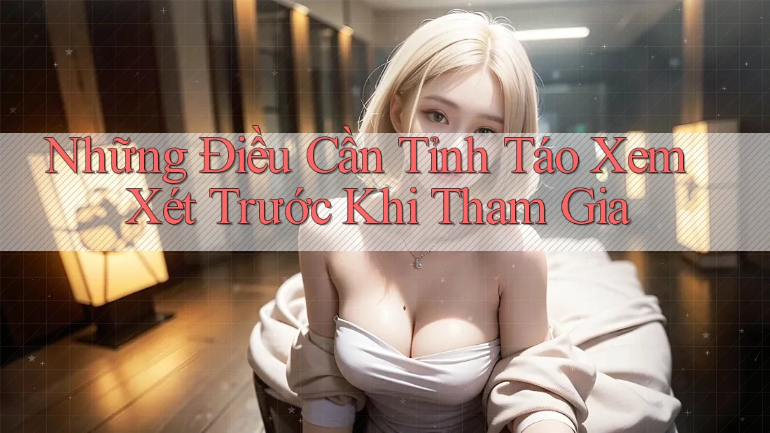 Những Điều Cần Tỉnh Táo Xem Xét Trước Khi Tham Gia Những Điều Cần Tỉnh Táo Xem Xét Trước Khi Tham Gia