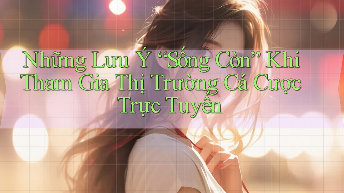 Những Lưu Ý “Sống Còn” Khi Tham Gia Thị Trường Cá Cược Trực Tuyến