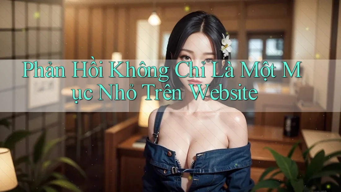 Phản Hồi Không Chỉ Là Một Mục Nhỏ Trên Website Phản Hồi Không Chỉ Là Một Mục Nhỏ Trên Website
