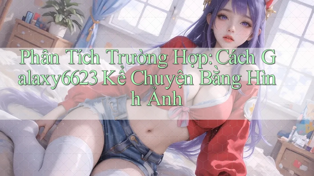 Phân Tích Trường Hợp: Cách Galaxy6623 Kể Chuyện Bằng Hình Ảnh