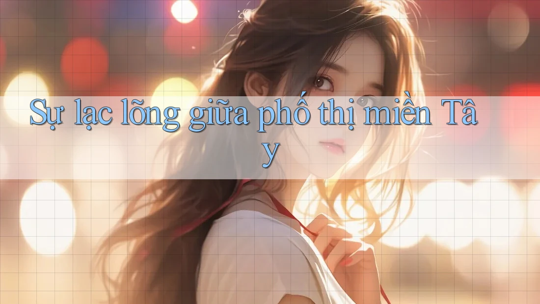 Sự lạc lõng giữa phố thị miền Tây