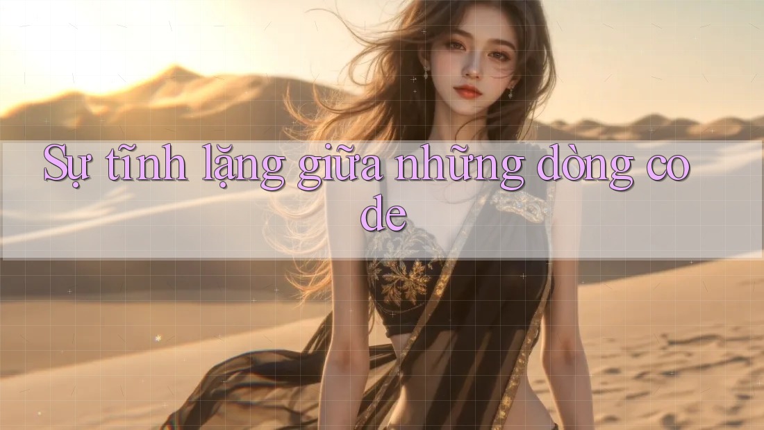 Sự tĩnh lặng giữa những dòng code