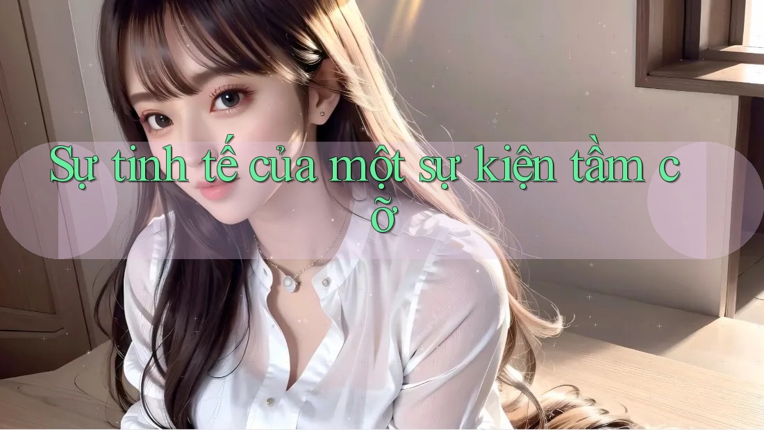 Sự tinh tế của một sự kiện tầm cỡ