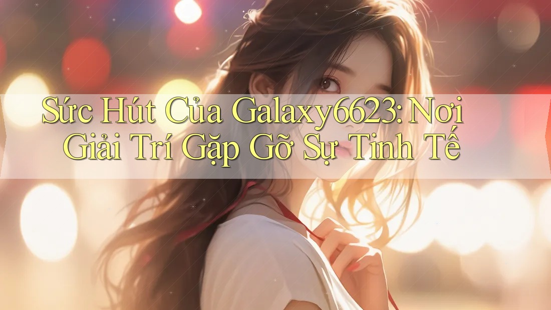Sức Hút Của Galaxy6623: Nơi Giải Trí Gặp Gỡ Sự Tinh Tế
