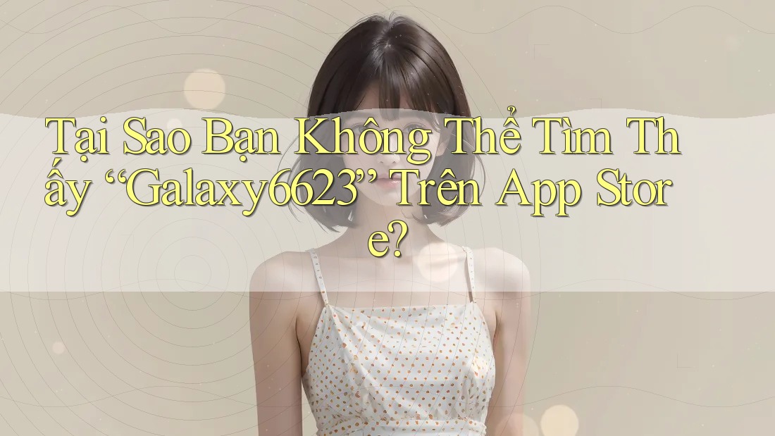 Tại Sao Bạn Không Thể Tìm Thấy “Galaxy6623” Trên App Store?