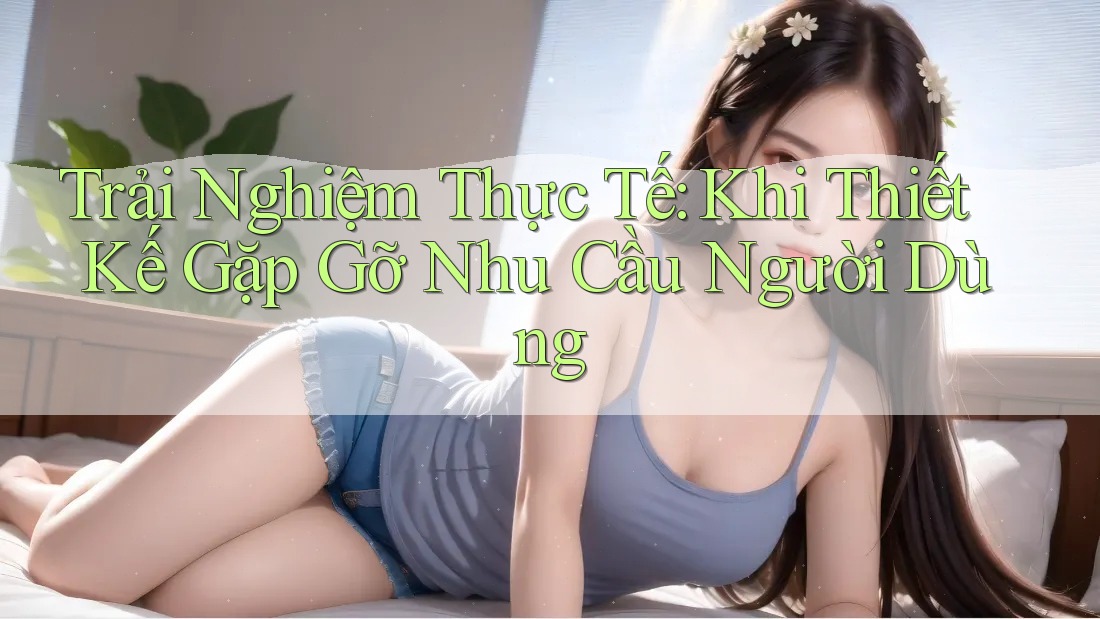 Trải Nghiệm Thực Tế: Khi Thiết Kế Gặp Gỡ Nhu Cầu Người Dùng