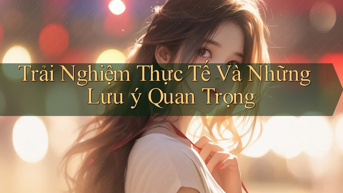Trải nghiệm thực tế và những lưu ý quan trọng Trải nghiệm thực tế và những lưu ý quan trọng