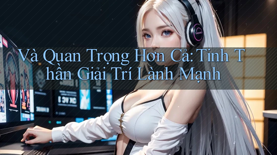 Và Quan Trọng Hơn Cả: Tinh Thần Giải Trí Lành Mạnh