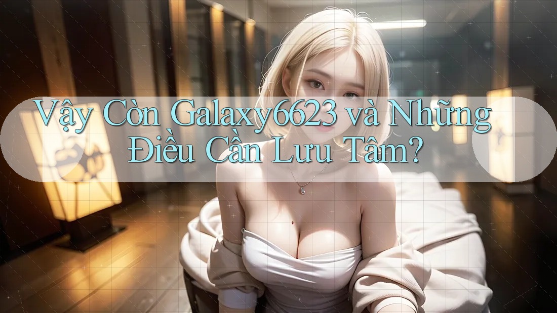 Vậy Còn Galaxy6623 và Những Điều Cần Lưu Tâm?